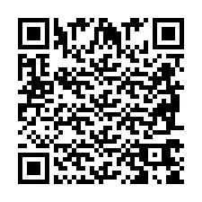 QR-код для номера телефона +2698765802