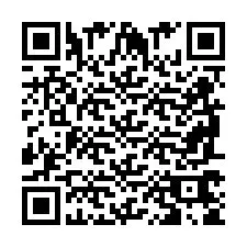 Codice QR per il numero di telefono +2698765815