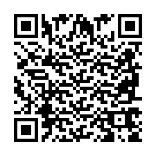 QR-Code für Telefonnummer +2698765843