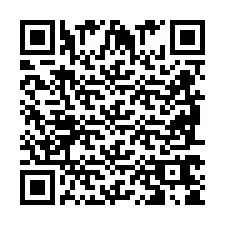 Código QR para número de teléfono +2698765846