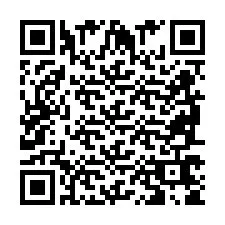 Código QR para número de teléfono +2698765853