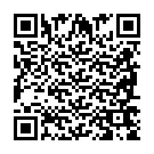 Código QR para número de teléfono +2698765872