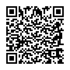 QR код за телефонен номер +2698765884