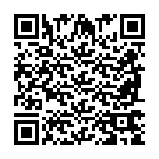 Codice QR per il numero di telefono +2698765917