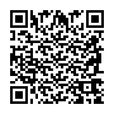 QR-code voor telefoonnummer +2698765990