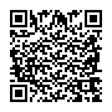 Codice QR per il numero di telefono +2698765996