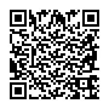 QR-code voor telefoonnummer +2698766002