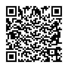 QR-code voor telefoonnummer +2698766003