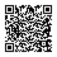 QR-koodi puhelinnumerolle +2698766012