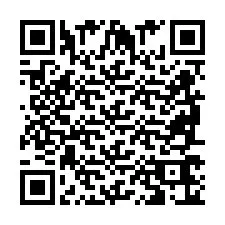 QR-Code für Telefonnummer +2698766023