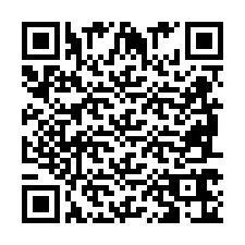 QR-code voor telefoonnummer +2698766043