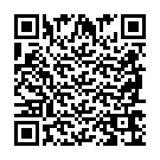 QR Code pour le numéro de téléphone +2698766058