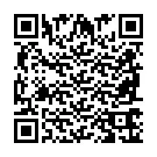 QR-koodi puhelinnumerolle +2698766107