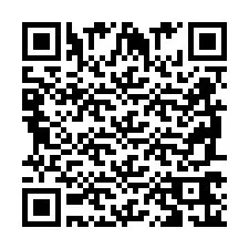 QR-code voor telefoonnummer +2698766110