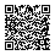 QR-код для номера телефона +2698766158