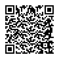 QR код за телефонен номер +2698766163