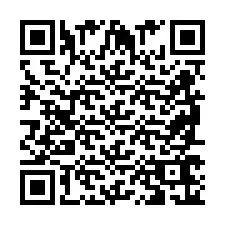 Codice QR per il numero di telefono +2698766169