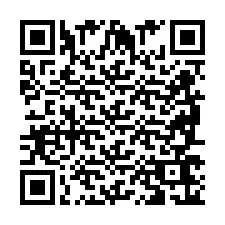 Código QR para número de telefone +2698766172