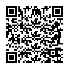 QR код за телефонен номер +2698766184