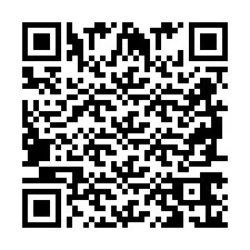 QR код за телефонен номер +2698766188