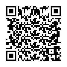 QR код за телефонен номер +2698766189