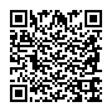 QR код за телефонен номер +2698766202