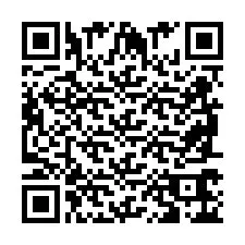 QR-код для номера телефона +2698766209