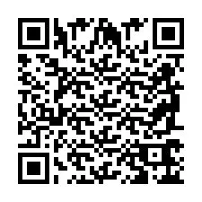 QR код за телефонен номер +2698766211