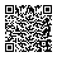 QR код за телефонен номер +2698766215