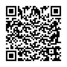 QR код за телефонен номер +2698766245