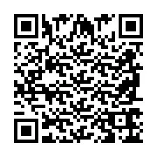 QR-код для номера телефона +2698766249