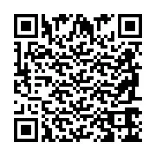 QR код за телефонен номер +2698766281