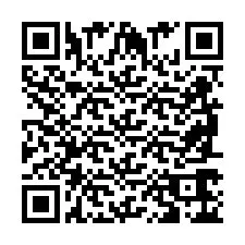 QR-Code für Telefonnummer +2698766289