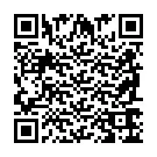 QR Code pour le numéro de téléphone +2698766291