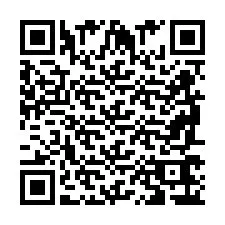 Código QR para número de telefone +2698766325