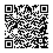 Codice QR per il numero di telefono +2698766357