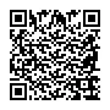 QR-code voor telefoonnummer +2698766367