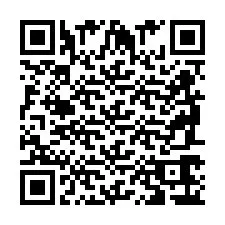 Codice QR per il numero di telefono +2698766380