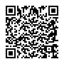 QR Code pour le numéro de téléphone +2698766408