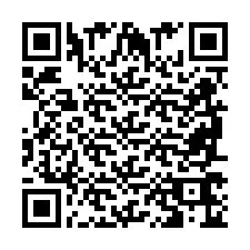 QR Code pour le numéro de téléphone +2698766427