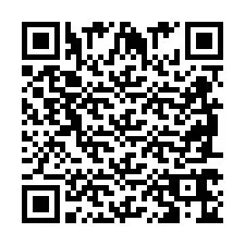 Código QR para número de teléfono +2698766448