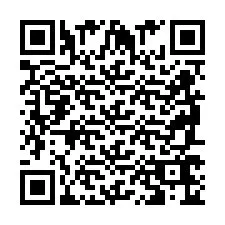 QR-code voor telefoonnummer +2698766460