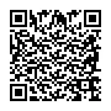 QR-code voor telefoonnummer +2698766462