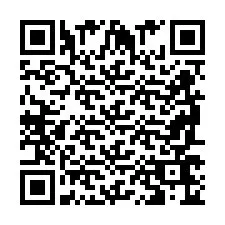 QR-код для номера телефона +2698766475