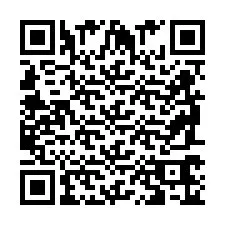 QR-code voor telefoonnummer +2698766501