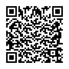 QR код за телефонен номер +2698766534