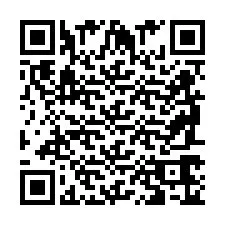 QR код за телефонен номер +2698766581