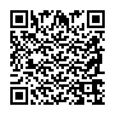 Codice QR per il numero di telefono +2698766591