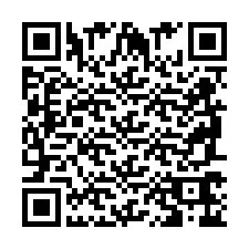 QR Code pour le numéro de téléphone +2698766610