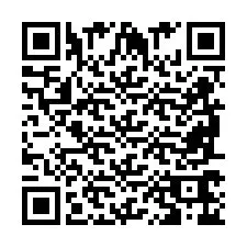 Código QR para número de telefone +2698766617